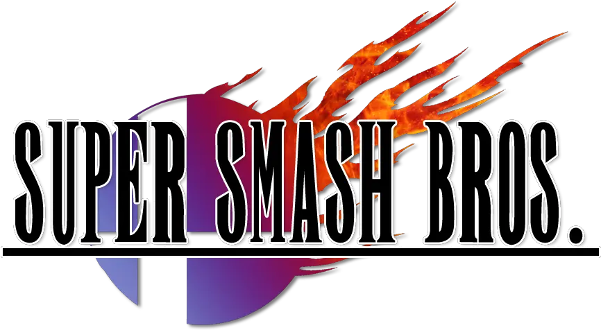 Smash Brosfinal Fantasy Logo Imgur Square Enix Png Smash Bros Logo Png