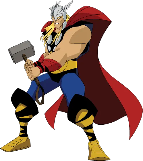 Free Thor Cartoon Cliparts Download Avengers Mightiest Heroes Thor Png Thor Png