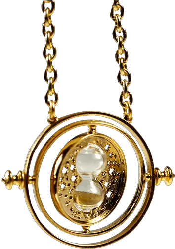 Harry Potter Timeturner Necklace Replica Transparent Time Turner Png Hermione Png