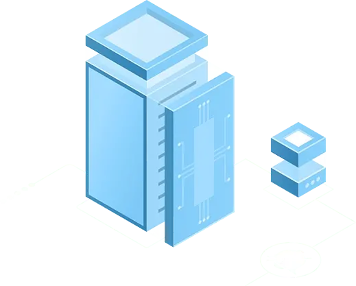 Hosted Virtual Servers Dincloud Vertical Png Data Center Building Icon