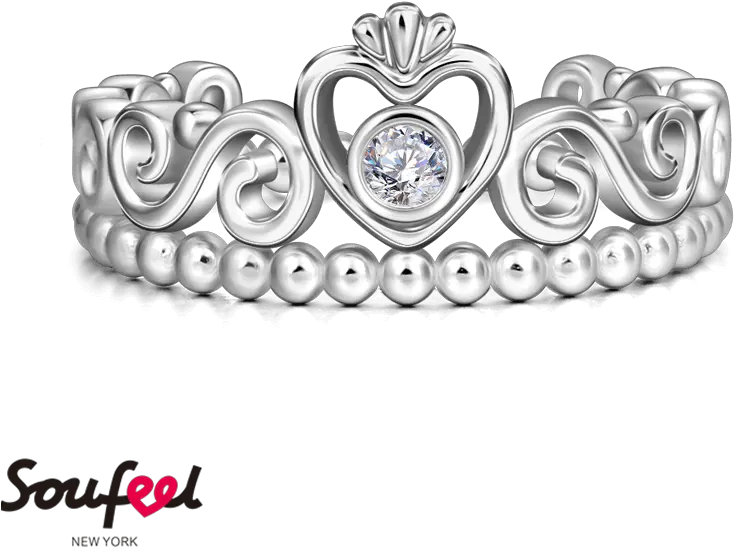 Silver Princess Crown Png Tiara Princess Ring 925 Sterling Coroa Rainha Prata Png Silver Crown Png