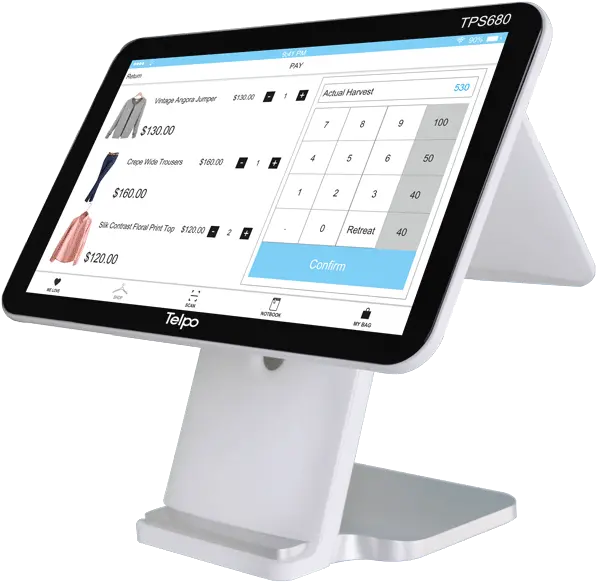 Smart Ecr Cash Register Machine Supplier Telpo Tps 680 Png Cash Register Png