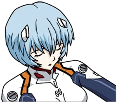 Evangelion Vol1 Sticker Pack Stickers Cloud Png Rei Ayanami Icon