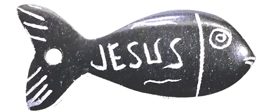 Pocket Jesus Fish Hand Carved Serpentine Stone From Biblical Antioch Fish Png Christian Fish Icon Png