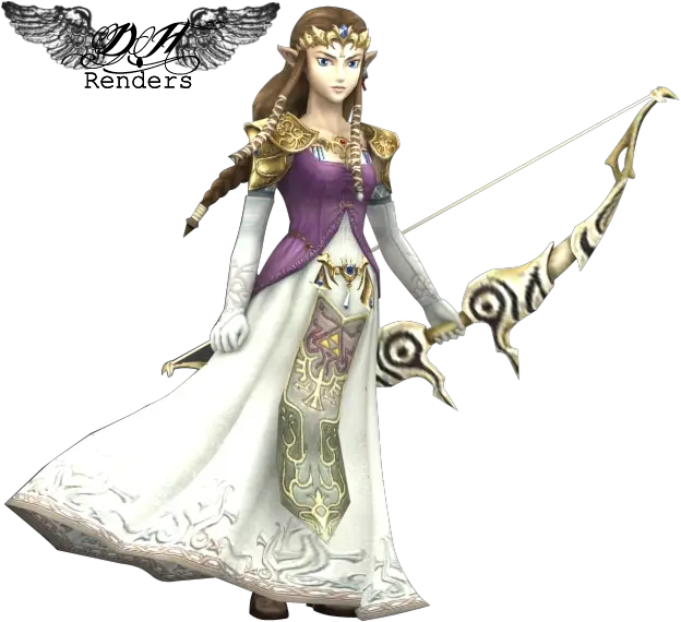 Princess Zelda Bow Of Light Zelda Png Princess Zelda Transparent