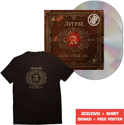 Ayreon Electric Castle Live And Other Tales 2cddvd T Png Dvd Png