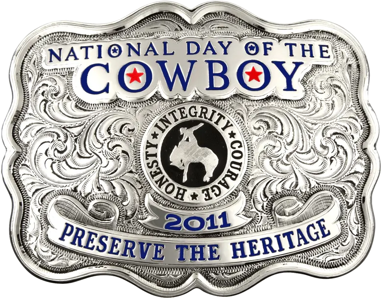 Limited Edition U0026 Custom Ndoc Buckles National Day Of The Cowboy Belt Buckle Transparent Png Belt Buckle Png