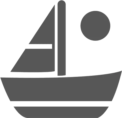 Sail Boat Sun Icon Transparent Png U0026 Svg Vector File Icone De Barco Png Sun Icon Black And White