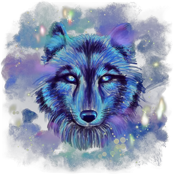 Astral Wolf Onesie For Sale By Sandra Perez Alaskan Tundra Wolf Png Space Wolf Icon