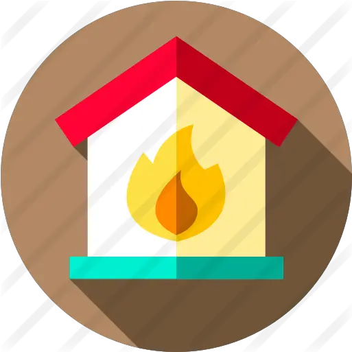 House Circle Png Fire Symbol Png