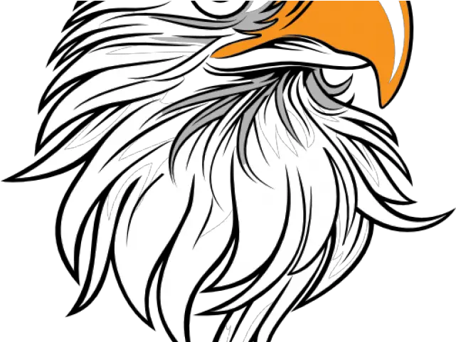 Drawn Bald Eagle Large Eagle Head Side Black And Instituto Nacional De Panama Png Eagle Head Png