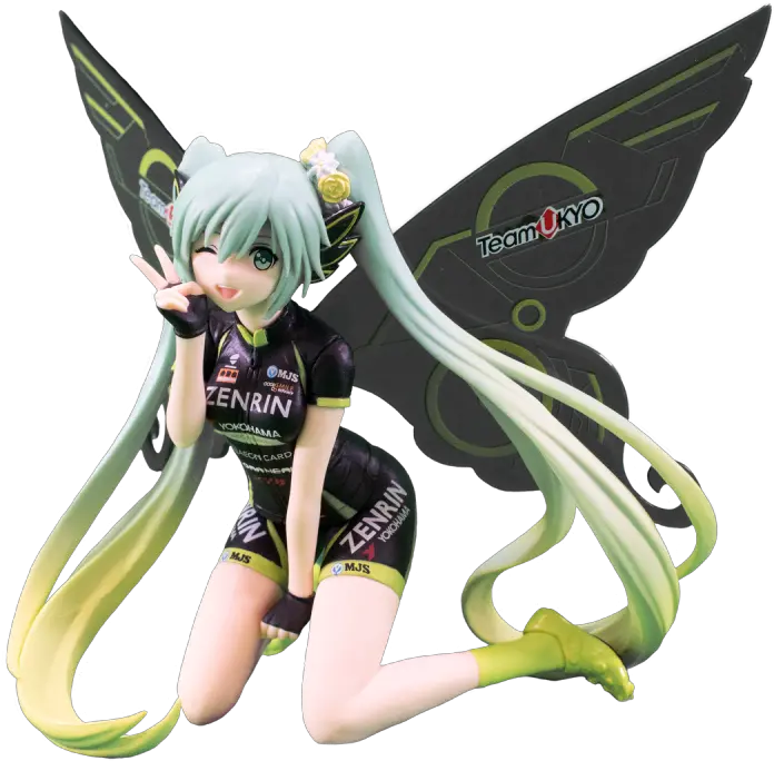 Hatsune Miku Racing Ver 2017 Team Ukyo Figure Racing Miku 2017 Png Miku Transparent