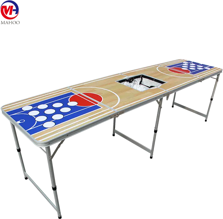 Download Hd Beer Pong Tablecustomized Die Tables With Customized Beer Pong Tables Png Beer Pong Png