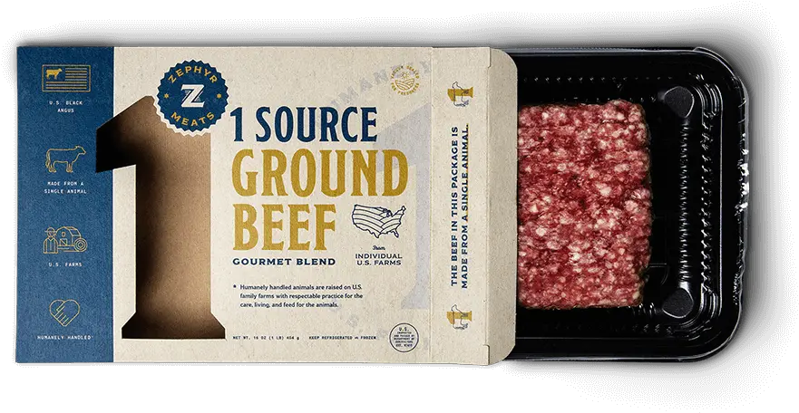 1 Source Ground Beef 1 Source Ground Beef Zephyr Foods Png Ground Beef Png