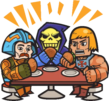 New He Mojis Stickers From Heman Tappers Of Grayskull Masters Of The Universe Thanksgiving Png Skeletor Transparent