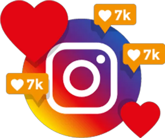 Instant Famous The Best Place For Instant Likes And Followers Transparent Instagram Likes Png Instagram Likes Png