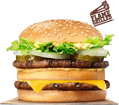 Walk Into A Burger King Burger King Big King Png Big Mac Png