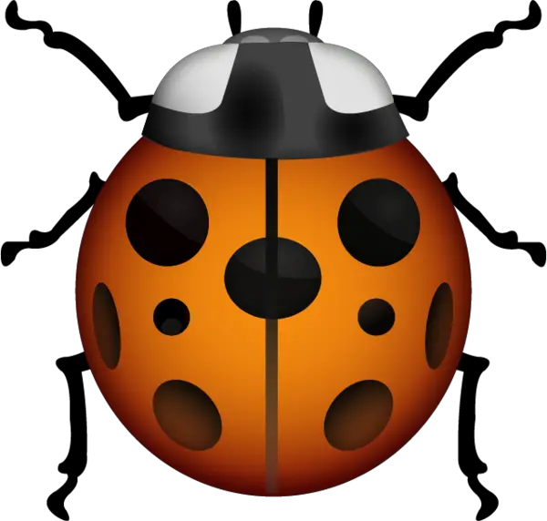 Lady Beetle Emoji Cool Images Bug Emoji Png Cow Emoji Png