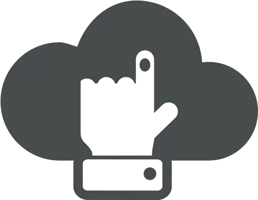 Click Cloud Finger Gesture Hand Pointer Select Icon Cloud Based Security Icon Png Click Icon Png