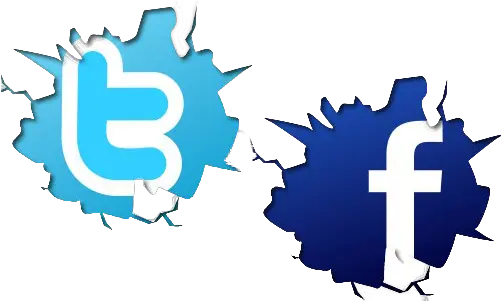 Twitter Facebook Icon Png Twitter Y Facebook Logo Twitter And Facebook Icon