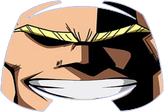 My Badly Done All Might Discord Logo Transparent Version Cartoon Png All Might Png