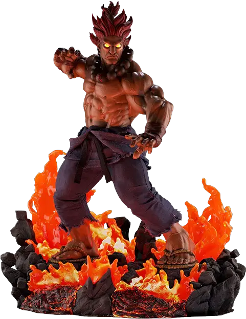 Street Fighter Akuma 10 Year Ultimate Statue By Pop Culture Akuma Png Akuma Png