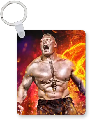 Brock Lesnar Printed Keychain Brock Lesnar Png Brock Lesnar Transparent