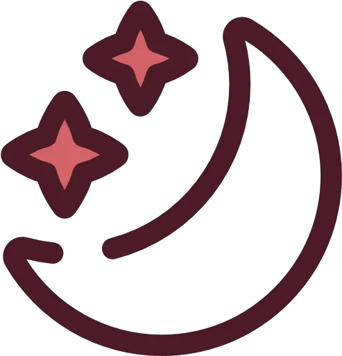 Stars Moon Night Weather Starry Astronomy Icon Png Pink