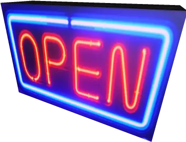 Neon Open Sign Roblox Neon Sign Png Open Sign Png