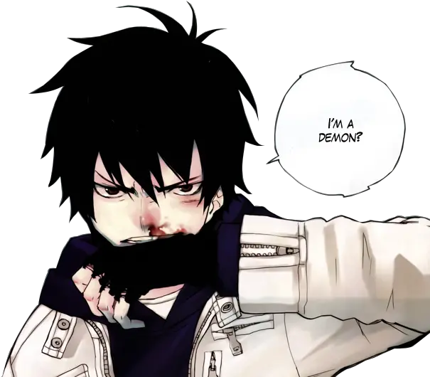 Tumblr Uploaded Blue Exorcist Page 1 Png Rin Okumura Png