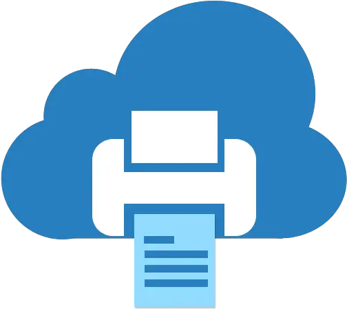 Cloud Printer App For Windows 10 Cloud Print Icon Png Cloud App Icon