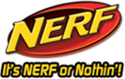 Nerf Logo With Motto Logo Nerf Or Nothing Png Nerf Logo