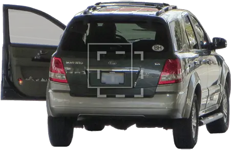 Car With An Open Door Png