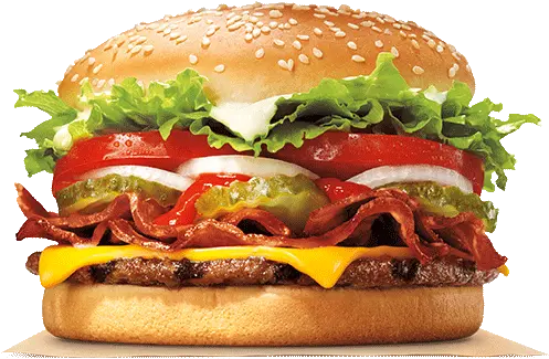 Download King Whopper Hamburger Bacon Whoopie Burger King Png Cheeseburger Transparent