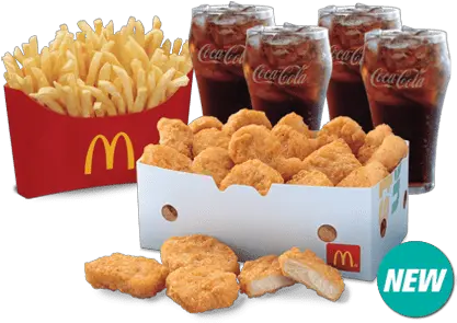 Mcdonaldu0027s Delivery 20 Piece Chicken Mcnuggets Png Chicken Nuggets Png