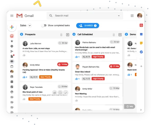 Gmelius Closes A 7 Figure Seed Round To Transform Gmail Into Screenshot Png Gmail Icon Transparent