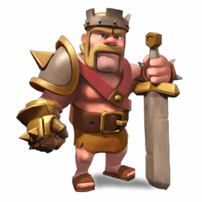 Clash Of Clans Transparent Png Images Clash Of Clans Barbarian King Coc Icon Download