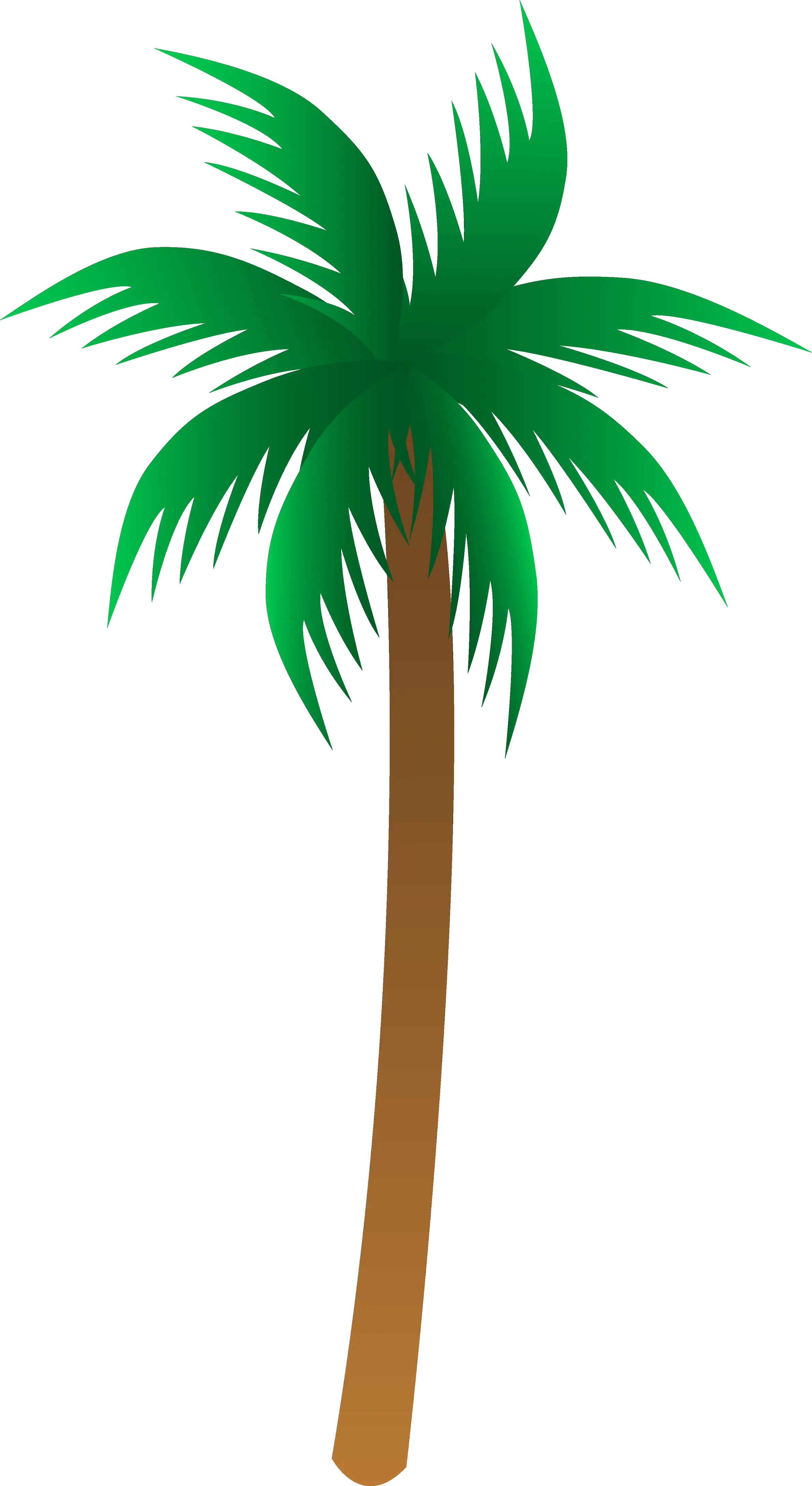 Palm Tree Black Png