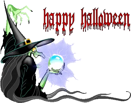 Happy Halloween Gif With A Witch Bibliography Images In Cartoon Png Halloween Gif Transparent