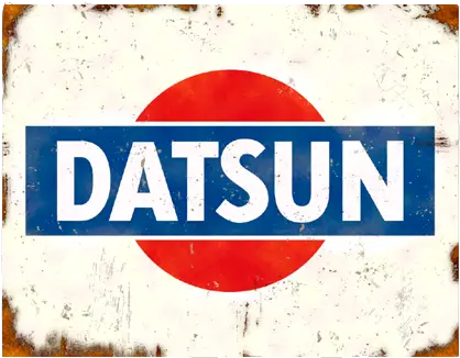 Datsun Retro Tin Sign Retro Datsun Logo Png Retro Logo