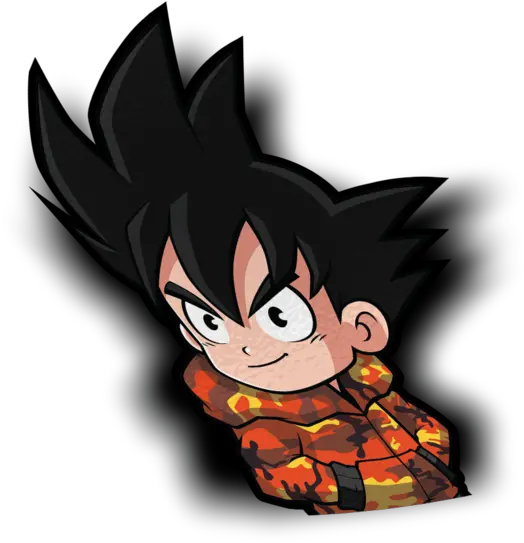 Download Hypebeast Goku Peeker Sticker Transparent Anime Hypebeast Png Hypebeast Png