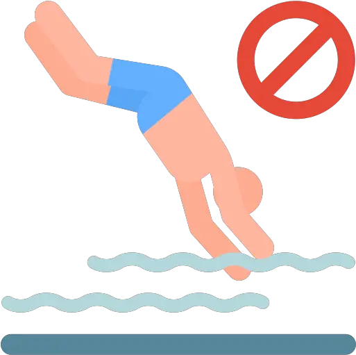 No Diving Free People Icons Clip Art Png People Swimming Png