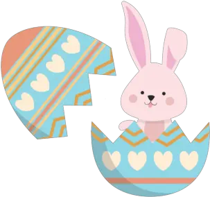 Easter Egg Bunny Blue Flat Icon Graphic By Soe Image Easter Png Kawaii Bunny Icon