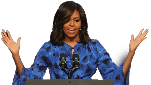 Making A Speech Png Michelle Obama Giving A Speech Speaking Png