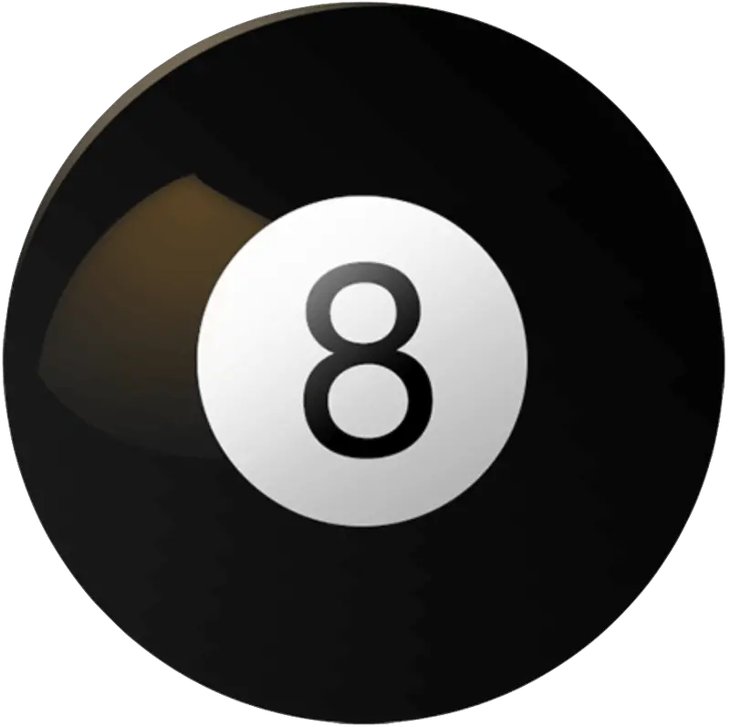 Original Magic 8 Ball Best Online Eight Number Png Pool Ball Png