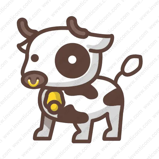 Download Cow Vector Icon Inventicons Animal Figure Png Cow Icon