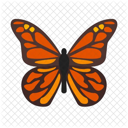 Monarch Butterfly Icon Of Flat Style Monarch Butterfly To Trace Png Monarch Png