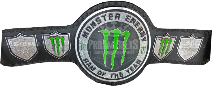 Monster Energy Ram Of The Year 2019 Proambelts Monster Energy Championship Belt Png Monster Energy Logo Png