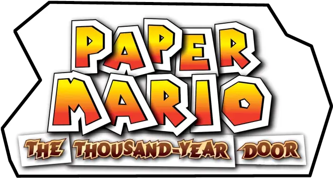 Paper Mario Transparent Paper Mario Ttyd Logo Png Paper Mario Transparent