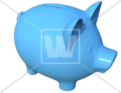 Blue Piggy Bank Png Domestic Pig Piggy Bank Transparent Background